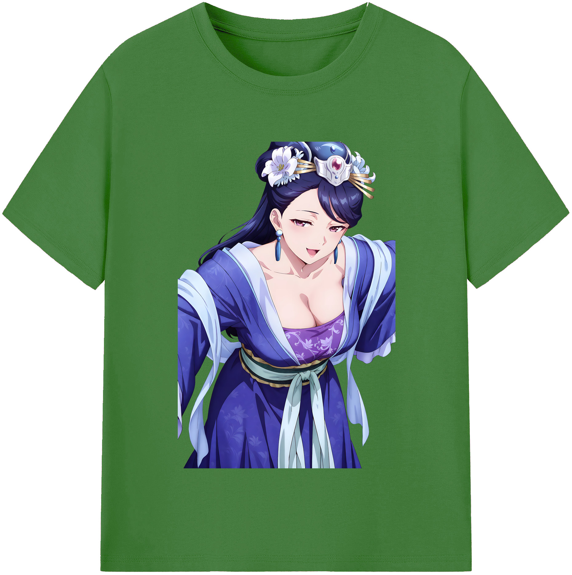 （画像用） 薬屋のひとりごと The Apothecary Diaries レディースカジュアルプリントTシャツ（綿100％）